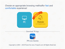 Tablet Screenshot of live2.7msport.com